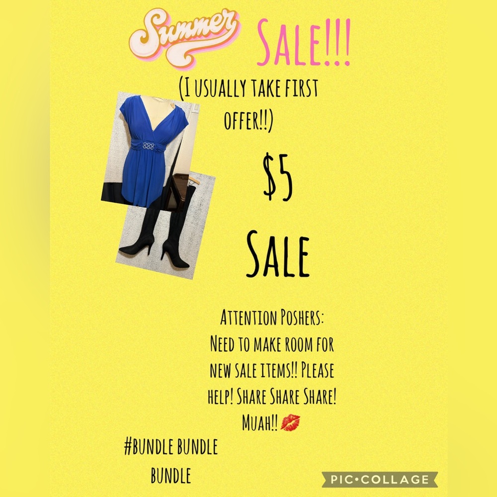 $5 summer sale!!
